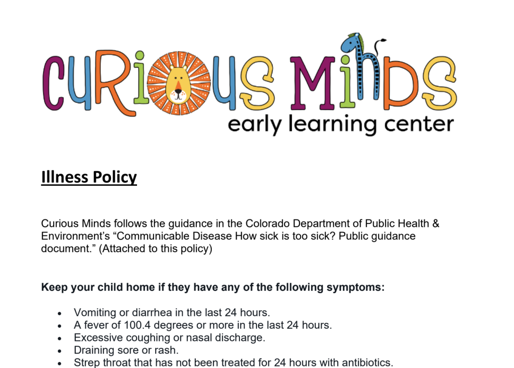 illness policy